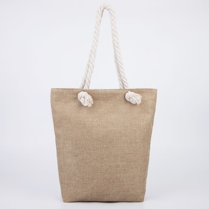 Сумка женская пляжная на молнии Total Babe, розовая