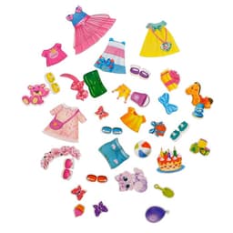 Магнитная книжка-игрушка «Одень куколку», с мешочком, 8 стр.