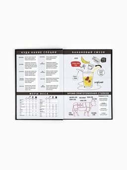 Книга для записи рецептов А5, 80 л. Твердый переплет «Люблю готовить»