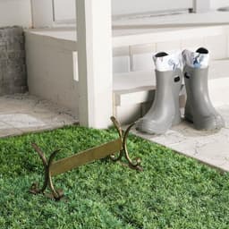 Декроттуар для очистки обуви, 32.5×15 см, бронза