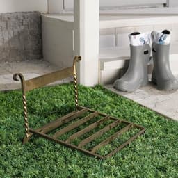 Декроттуар для очистки обуви, 32×26 см, бронза