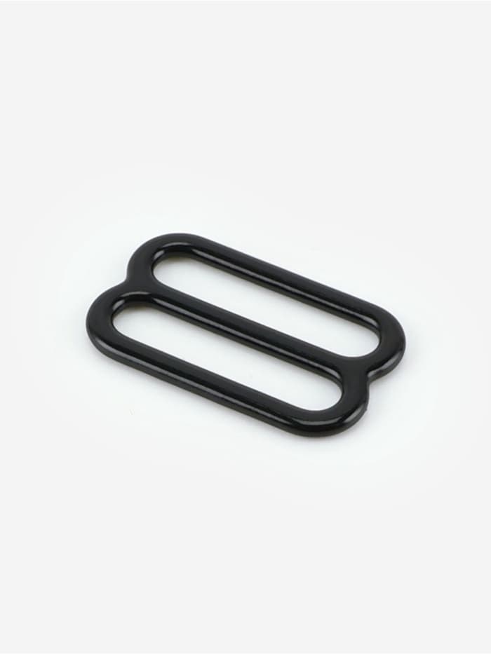 Регулятор для бретелей, металлический, 15 мм, 20 шт., чёрный