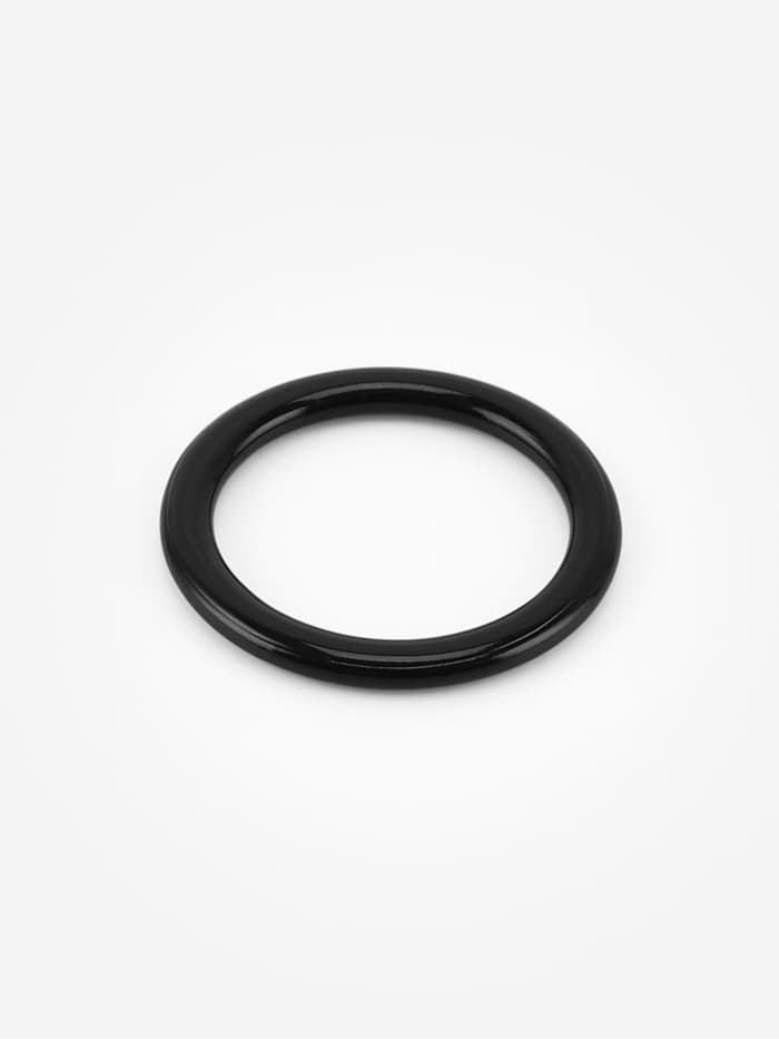 Кольцо для бретелей, металлическое, 10 мм, 20 шт., чёрное