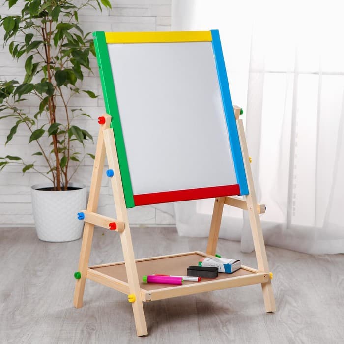 Мольберт детский двухсторонний «Премиум» в собранном виде 65×38.5×35 см