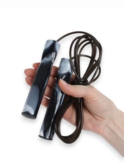 Скакалка спортивная, 2.7 м, регулируемая, скоростная, с подшипником, чёрная