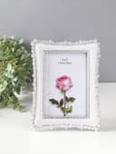 Фоторамка для фото 13×18 см «Розы», пластик под металл, серебро и перламутр, 22×17.5×1 см