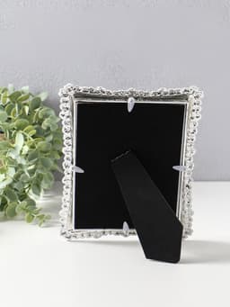 Фоторамка для фото 13×18 см «Розы», пластик под металл, серебро и перламутр, 22×17.5×1 см