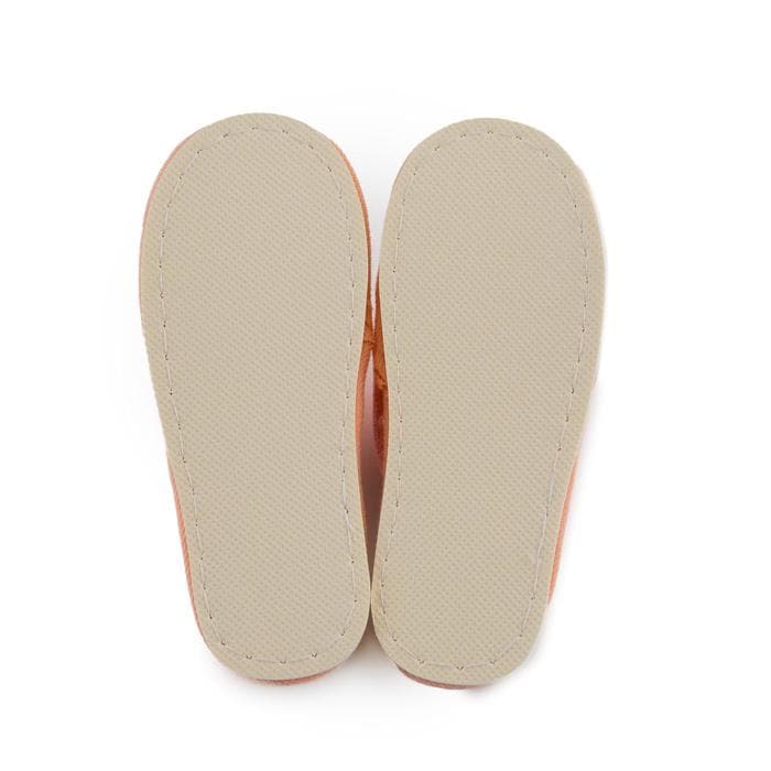 Туфли комнатные женские закрытые, цвет оранжевый, размер 38/39