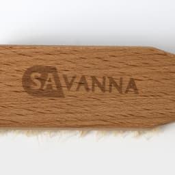 Щётка для обуви SAVANNA, 21×3.5 см, 59 пучков, натуральный волос