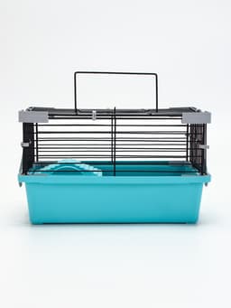 Клетка-мини для грызунов «Пижон» №1, 27×15×13 см, укомплектованная, бирюзовая