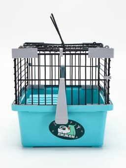 Клетка-мини для грызунов «Пижон» №1, 27×15×13 см, укомплектованная, бирюзовая