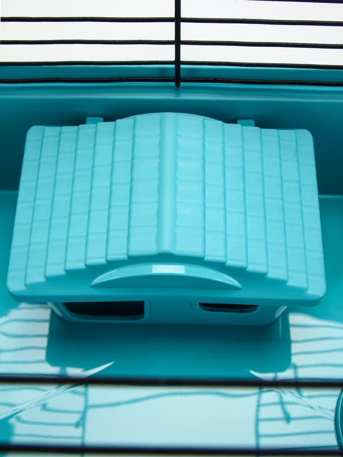 Клетка-мини для грызунов «Пижон» №1, 27×15×13 см, укомплектованная, бирюзовая