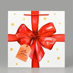 Пакет подарочный квадратный, упаковка, «For you», 30×30×30 см