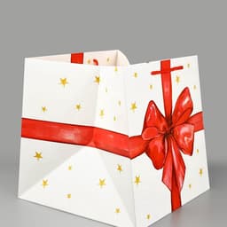Пакет подарочный квадратный, упаковка, «For you», 30×30×30 см