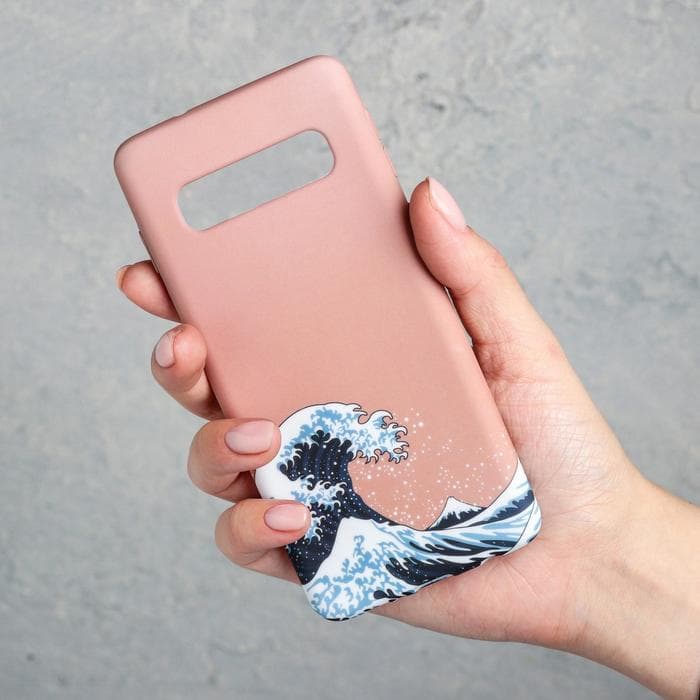 Чехол на телефон Samsung S10 «Большая волна», 7.04×15 см