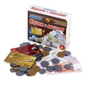 Настольная игра Десятое Королевство «Играем в магазин. Денежка»