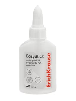 Клей ПВА ErichKrause Standard, 40 мл