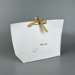 Пакет подарочный, упаковка, For you, 30×27.5×12 см