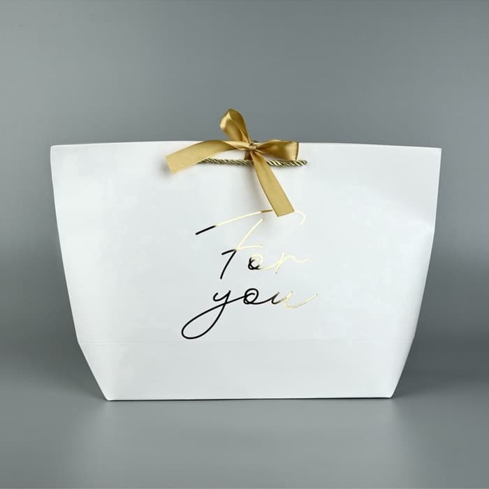 Пакет подарочный, упаковка, For you, 30×27.5×12 см