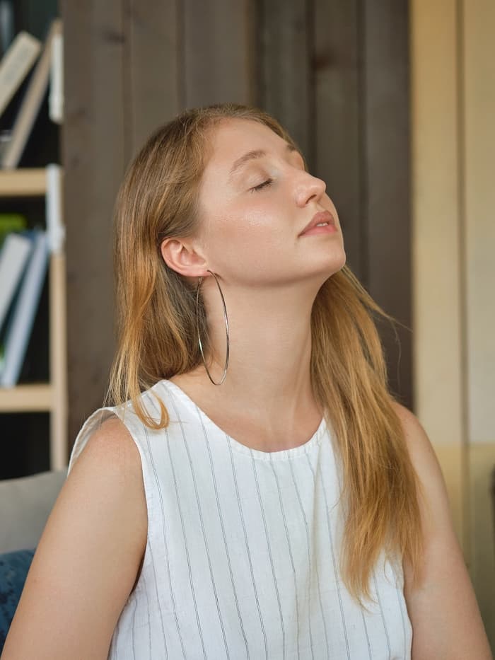 Серьги кольца QF «Классика», d=10 см, цвет серебро