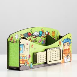 Органайзер для канцелярии «Школа удобств», вечный календарь