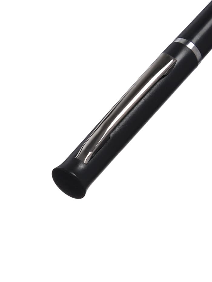 Ручка под логотип Calligrata, шариковая, поворотная, синий стержень, узел 0.7 мм, корпус чёрный матовый с серебристым