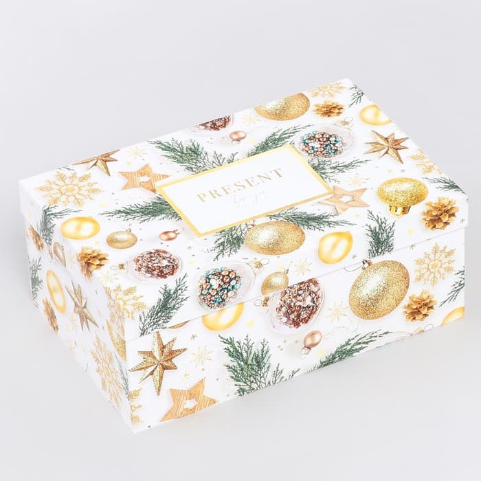 Набор коробок подарочных 15 в 1 «С Новым годом», 12×7×4 см - 46.5×35×17.5 см