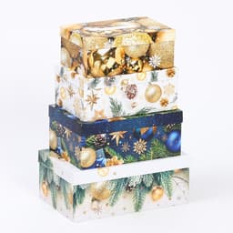 Набор коробок подарочных 15 в 1 «С Новым годом», 12×7×4 см - 46.5×35×17.5 см