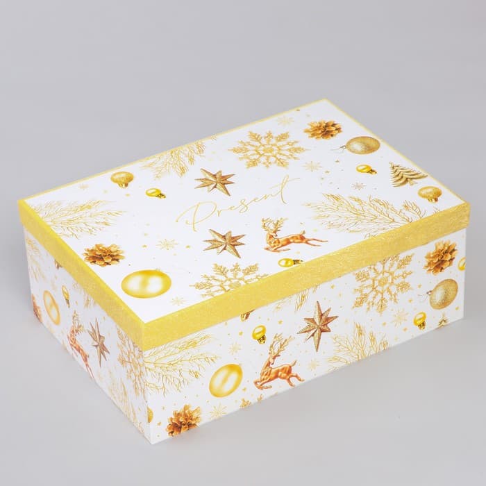 Набор коробок подарочных 15 в 1 «С Новым годом», 12×7×4 см - 46.5×35×17.5 см