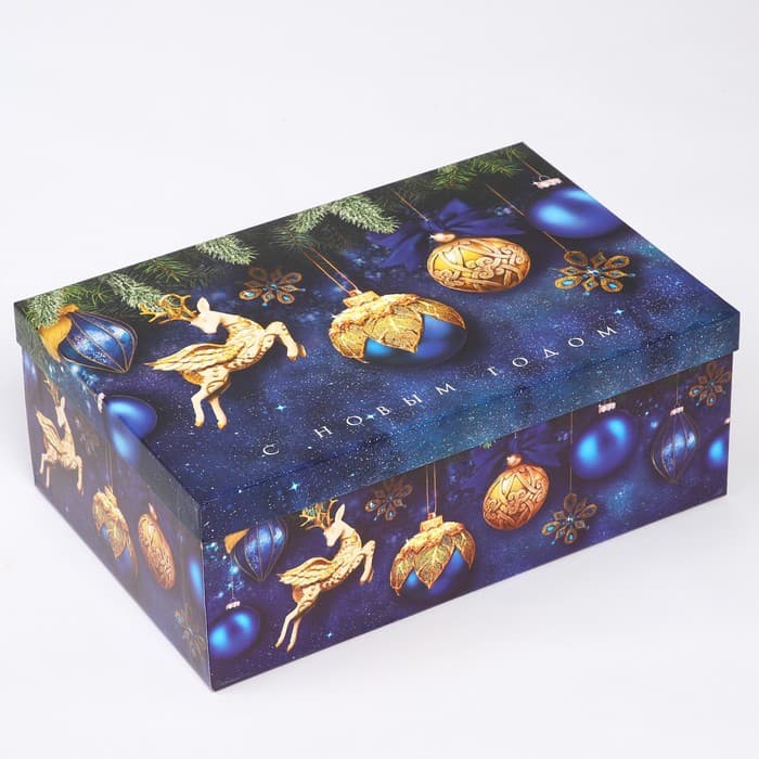 Набор коробок подарочных 15 в 1 «С Новым годом», 12×7×4 см - 46.5×35×17.5 см