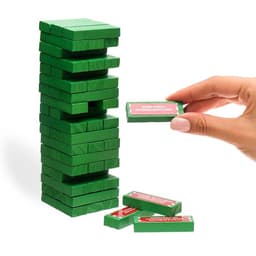 Новогодняя падающая башня ЛАС ИГРАС «Новый год!», 54 бруска и наклейки, 6+