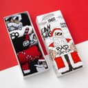 Носки мужские новогодние «Плохой Санта», набор 5 пар, размер 41-44