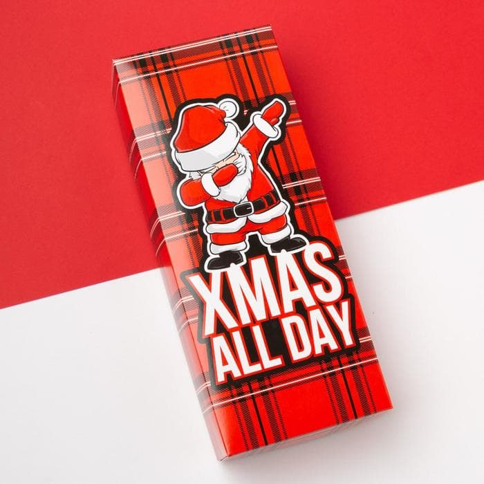 Носки мужские новогодние KAFTAN XMAS, набор 5 пар, размер 41-44 (27-29 см)