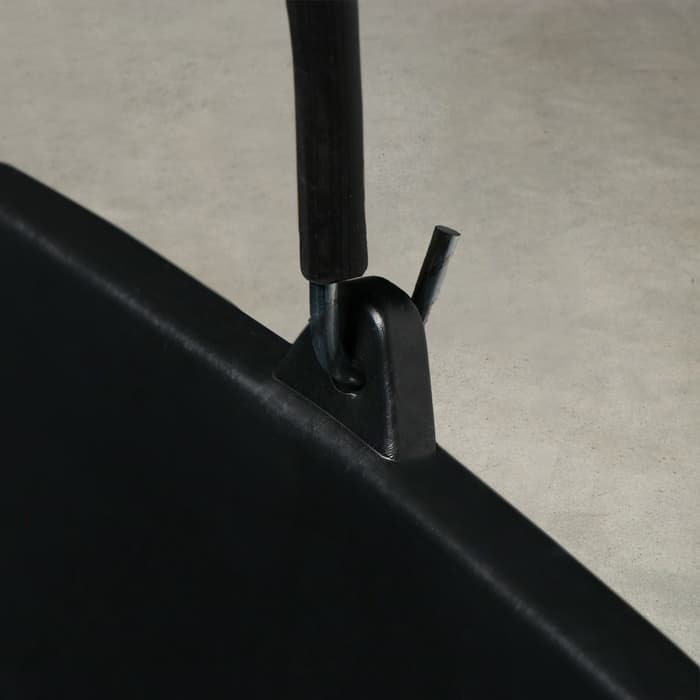 Ведро строительное, пластиковое (резинопластик), 12 л, квадратное, с носиком