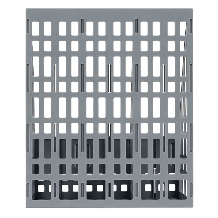 Лоток для бумаг LINE, А4, сборный, вертикальный, 3 отделения, серый