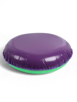 Тюбинг – ватрушка Winter Star, диаметр чехла 110 см, зелёный, фиолетовый