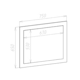 Спальный гарнитур «Аура», комплект 7 предметов, цвет белый