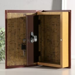 Шкатулка книга - сейф «Книга мудрых мыслей о финансах», дерево, искусственная кожа, тиснение, 21×13×5 см