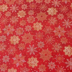 Бумага упаковочная новогодняя глянцевая двусторонняя «Волшебные снежинки», 70×100 см