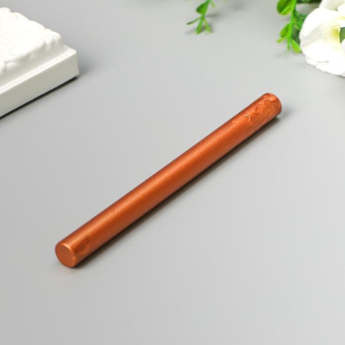 Сургуч для печати стержень «Бронзовый», блеск, 13.2×1.1 см