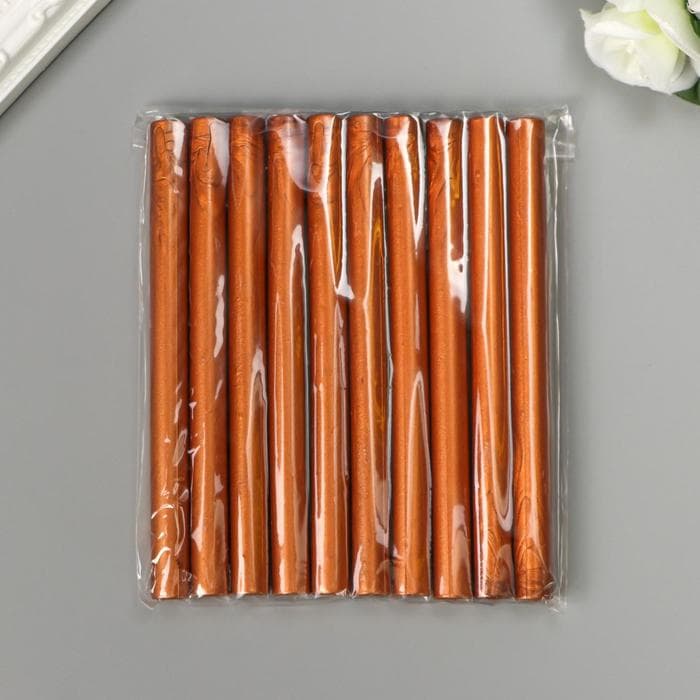 Сургуч для печати стержень «Бронзовый», блеск, 13.2×1.1 см