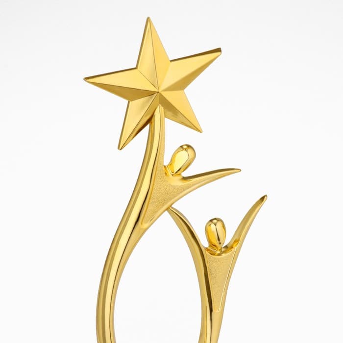 Кубок «Любимая мама», наградная фигура, подставка камень, 18 см