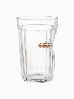 Стакан гранёный непробиваемый с пулей «Крафт», 250 мл