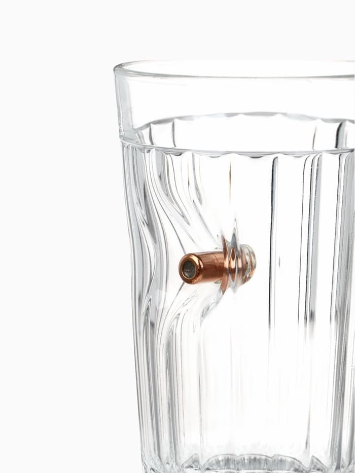 Стакан гранёный непробиваемый с пулей «Крафт», 250 мл