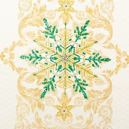Скатерть на стол с салфетками «Этель» Golden Christmas: скатерть 150×220±3 см с ГМВО, салфетки 40×40 см - 12 шт.