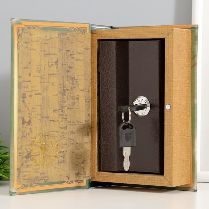 Шкатулка книга - сейф «Русская классика. Иван Бунин. Тёмные аллеи», дерево, искусственная кожа, 17×11×5 см