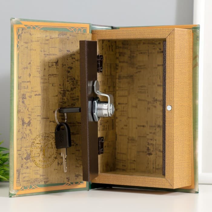 Шкатулка книга - сейф «Русская классика. Иван Бунин. Тёмные аллеи», дерево, искусственная кожа, 17×11×5 см