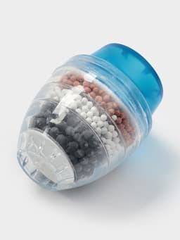 Фильтр для воды на кран Доляна «Тройной барьер», d=16-19 мм, на основе цеолита руды, активированного угля и сульфата кальция, МИКС