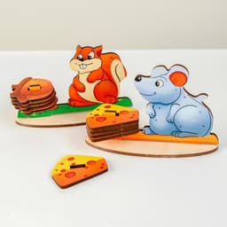 Сортер «Накорми меня», 10 фигурок животных