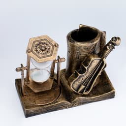 Часы песочные «Скрипка», органайзер, сувенирные, 17×8×13 см